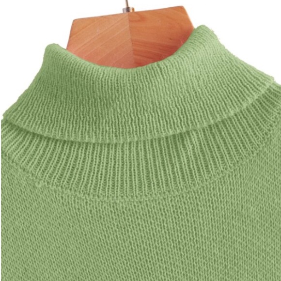 Turtle Neck Knot Side Sweater Vest - Picture 4 of 7